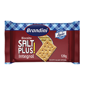 Biscoito Salt Plus Integral Brandini